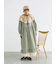 【WEB限定】胸元配色花柄ワンピース