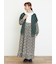【WEB限定】胸元配色花柄ワンピース