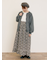 【WEB限定】胸元配色花柄ワンピース