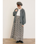 【WEB限定】胸元配色花柄ワンピース