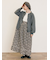 【WEB限定】胸元配色花柄ワンピース
