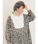 【WEB限定】胸元配色花柄ワンピース
