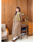 【WEB限定】胸元配色花柄ワンピース