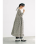 【WEB限定】胸元配色花柄ワンピース