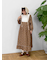 【WEB限定】胸元配色花柄ワンピース