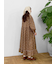 【WEB限定】胸元配色花柄ワンピース