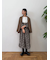 【WEB限定】胸元配色花柄ワンピース