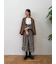 【WEB限定】胸元配色花柄ワンピース