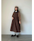 【WEB限定】胸元配色花柄ワンピース