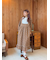 【WEB限定】胸元配色花柄ワンピース