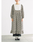 【WEB限定】胸元配色花柄ワンピース