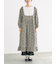 【WEB限定】胸元配色花柄ワンピース