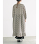 【WEB限定】胸元配色花柄ワンピース