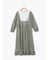 【WEB限定】胸元配色花柄ワンピース