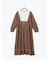 【WEB限定】胸元配色花柄ワンピース