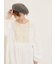 【WEB限定】胸元レース貼りチュニック