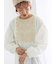 【WEB限定】胸元レース貼りチュニック