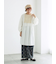 【WEB限定】胸元レース貼りチュニック