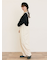 【WEB限定】胸元レース貼りチュニック