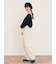 【WEB限定】胸元レース貼りチュニック