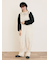 【WEB限定】胸元レース貼りチュニック