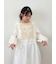 【WEB限定】胸元レース貼りチュニック