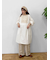 【WEB限定】胸元レース貼りチュニック