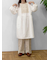 【WEB限定】胸元レース貼りチュニック