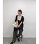 【WEB限定】胸元レース貼りチュニック
