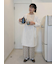 【WEB限定】胸元レース貼りチュニック
