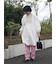 【WEB限定】胸元レース貼りチュニック