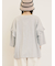 [接触冷感]袖フリルロゴ刺繍Tシャツ