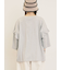 [接触冷感]袖フリルロゴ刺繍Tシャツ