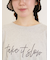 [接触冷感]袖フリルロゴ刺繍Tシャツ