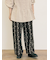 【M/Lサイズ】花刺繍パンツ