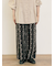 【M/Lサイズ】花刺繍パンツ