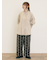 【M/Lサイズ】花刺繍パンツ
