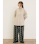 【M/Lサイズ】花刺繍パンツ