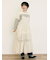 ランダム刺繍入りワンピース