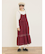 ランダム刺繍入りワンピース