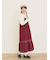 ランダム刺繍入りワンピース