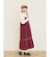 ランダム刺繍入りワンピース