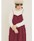 ランダム刺繍入りワンピース