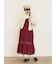 ランダム刺繍入りワンピース