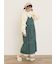 ランダム刺繍入りワンピース