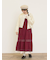 ランダム刺繍入りブラウス