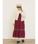 ランダム刺繍入りブラウス