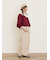 ランダム刺繍入りブラウス