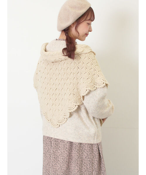 トライアングルニットストール｜サマンサモスモスの通販｜&mall