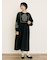 【S/Mサイズ】配色刺繍ワンピース